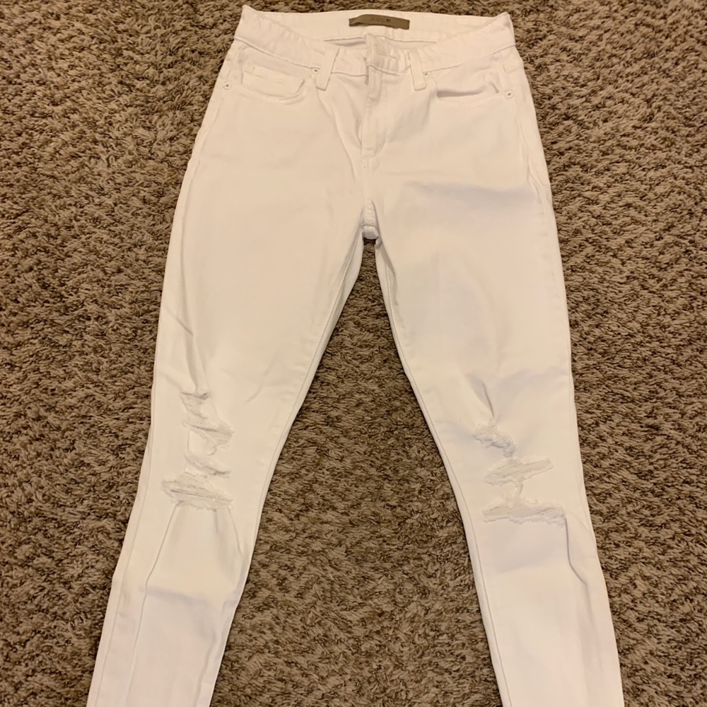 Joe’s distress denim